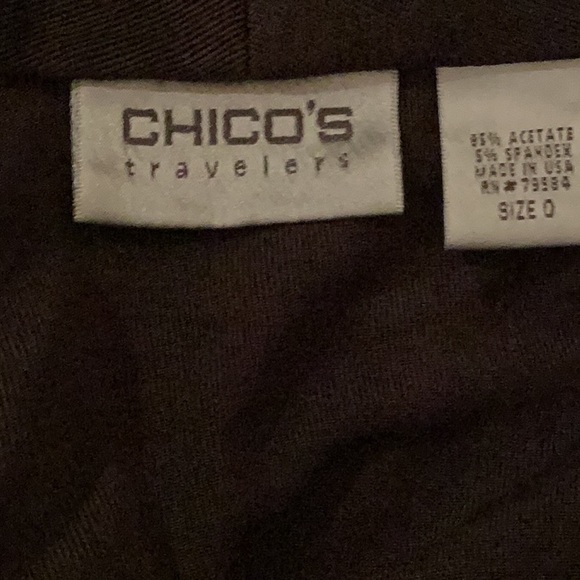 Chicos travelers brown long sleeves open cardigan # 0 - Picture 8 of 8